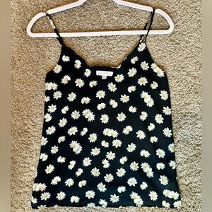 Socialite Flower Tank Top Blouse